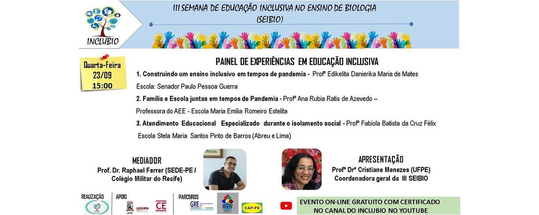 1º Painel de Experiências em Educação Inclusiva