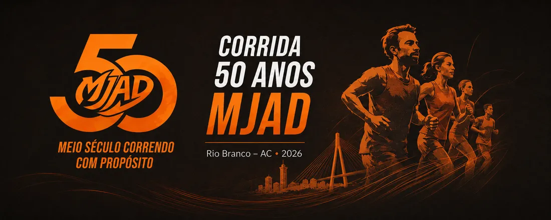 Corrida 50 anos MJAD - Correndo com próposito