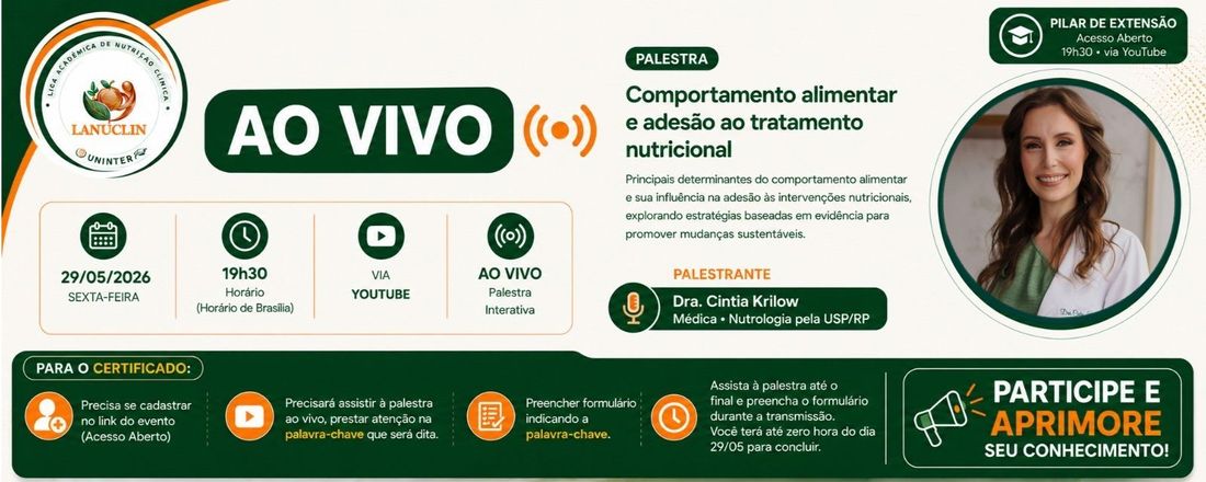 Comportamento Alimentar e Adesão ao Tratamento Nutricional