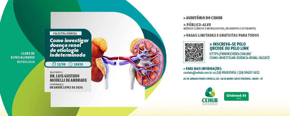 Como investigar doença renal de etiologia indeterminada