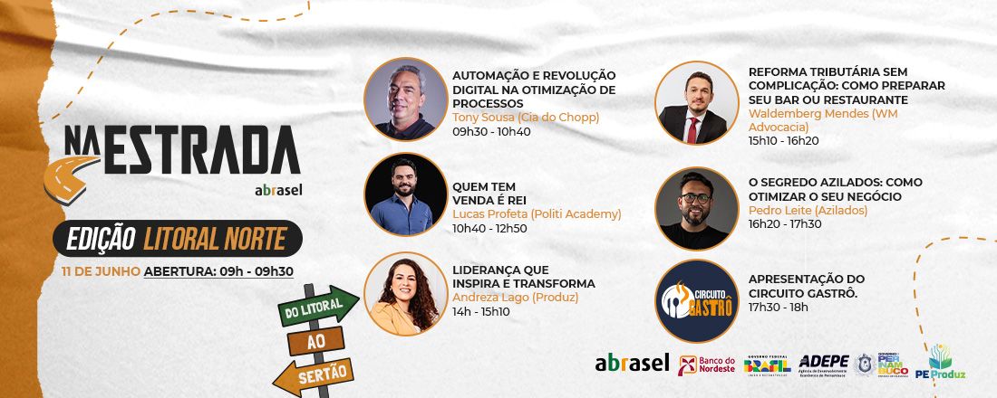 Abrasel Na Estrada- Litoral Norte