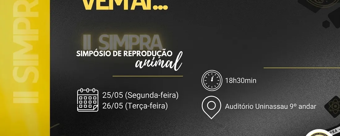 II SIMPRA - Simpósio de Reprodução Animal