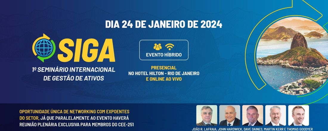 Primeiro Seminário Internacional de Gestão de Ativos / Plenária TC-251 da ISO