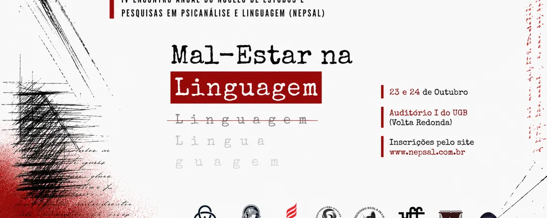 IV Encontro do NEPSAL: Mal-Estar na Linguagem