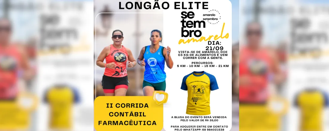 Longão Elite Setembro Amarelo - II Corrida Contábil Farmacêutica