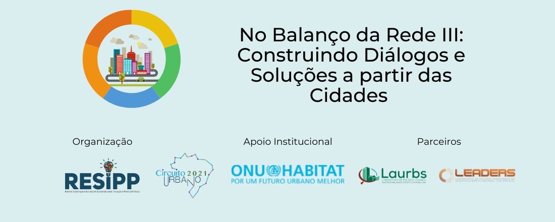 No Balanço da Rede III - Construindo Diálogos e Soluções a partir das Cidades