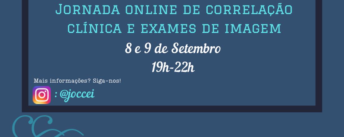 Jornada Online de Correlação Clínica e Exames de Imagem