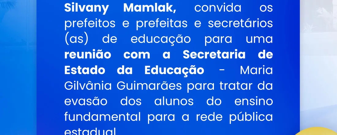 Reunião com a Secretaria de Estado da Educação