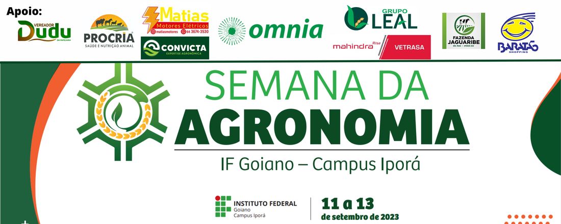 I Semana da Agronomia - IF Goiano Campus Iporá