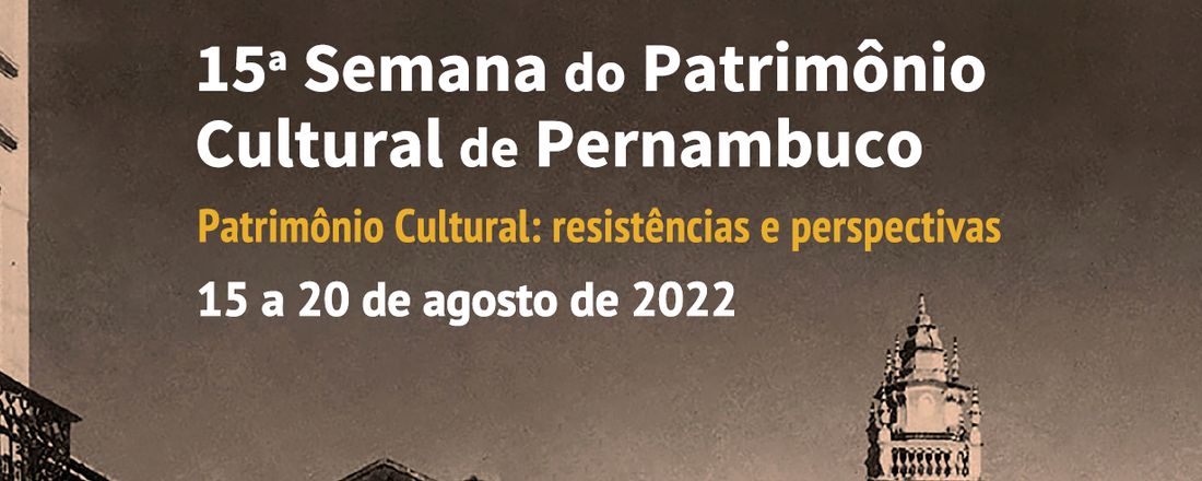 Palestra - Patrimônio na prática: o restauro da antiga estação Ponte D’Uchôa (15ª Semana do Patrimônio Cultural de Pernambuco)