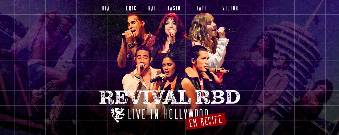 Transmissão ao vivo do DVD: Revival RBD Live in Hollywood em Recife