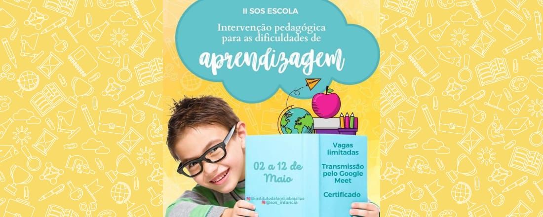 II SOS Escola - Intervenção pedagógica para as dificuldades de aprendizagem