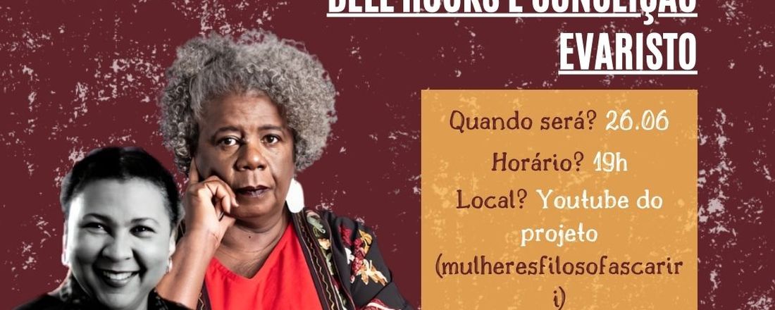 Oficina: Margens escreviventes: bell hooks e Conceição Evaristo