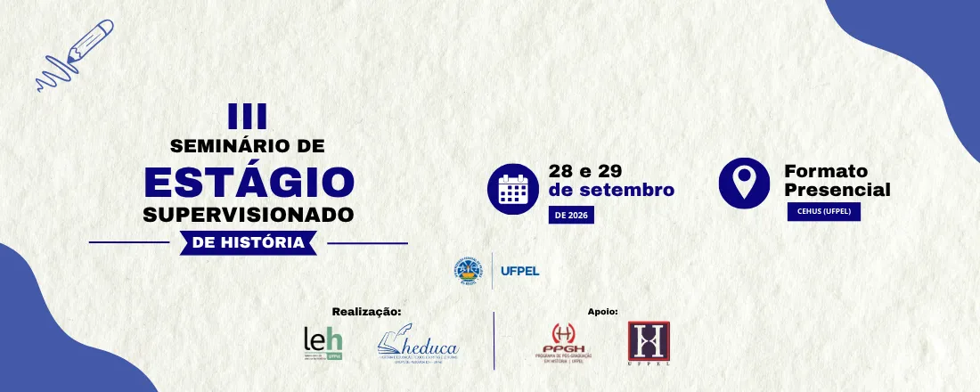 III Seminário de Estágio Supervisionado de História