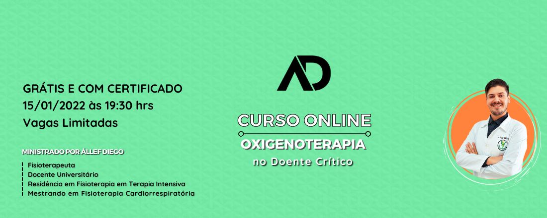 Curso Online de Oxigenoterapia no Doente Crítico