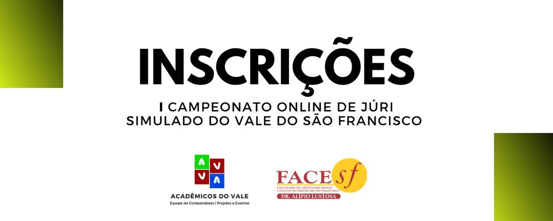 I Campeonato Online de Júri Simulado do Vale do São Francisco