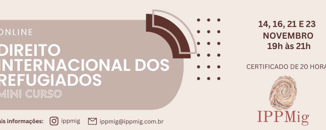 Mini Curso On-line | Direito Internacional dos Refugiados