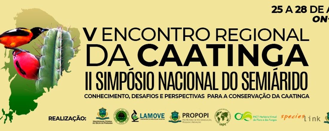 V Encontro Regional da Caatinga e II Simpósio Nacional do Semiárido