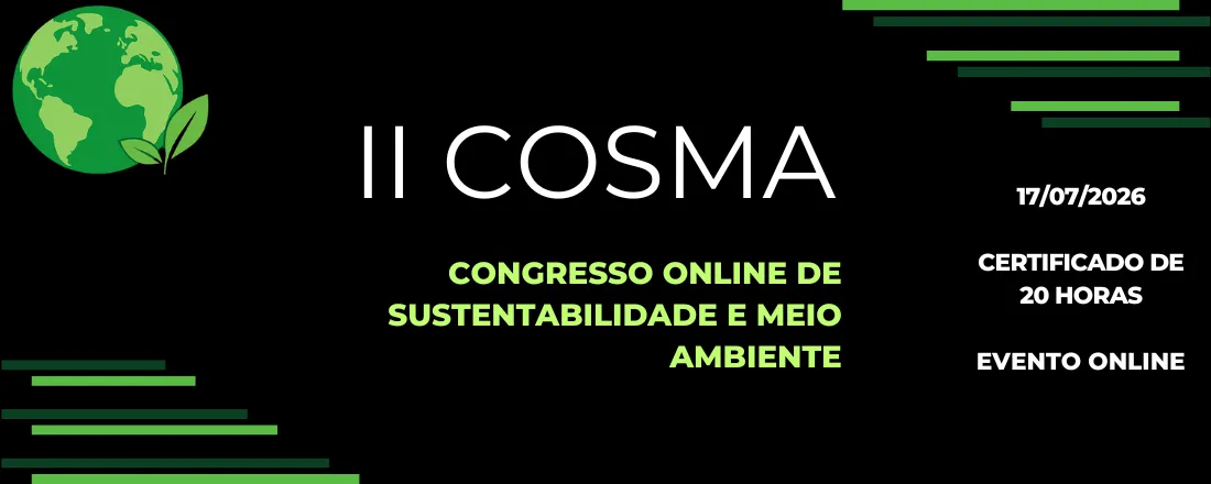 II COSMA - Congresso Online de Sustentabilidade e Meio Ambiente