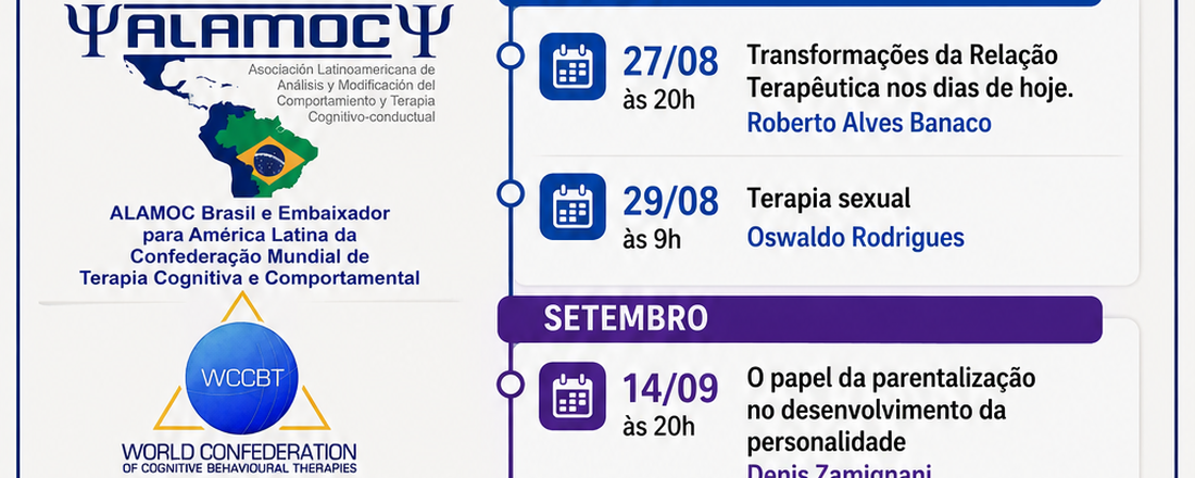 Ciclo de Palestras Prévias ao Encontro De Ciências Comportamentais da Tríplice Fronteira