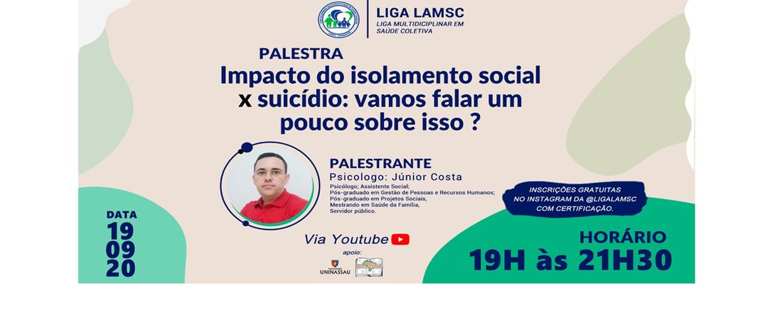 Impacto do isolamento social x suicídio: vamos falar um pouco sobre isso?