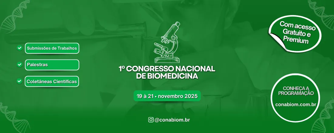 1º Congresso Nacional de Biomedicina - CONABIOM