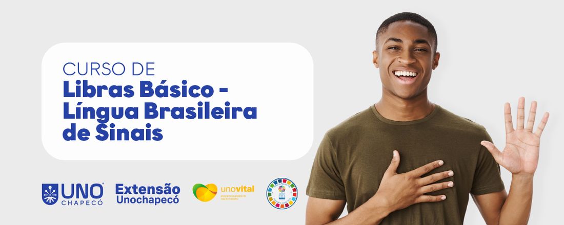 CURSO DE LIBRAS BÁSICO - Língua Brasileira  de Sinais