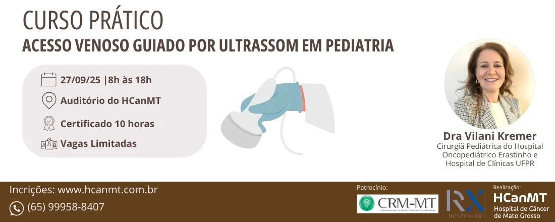 Curso Pratico Acesso Venoso Guiado por Ultrassom em Pediatria