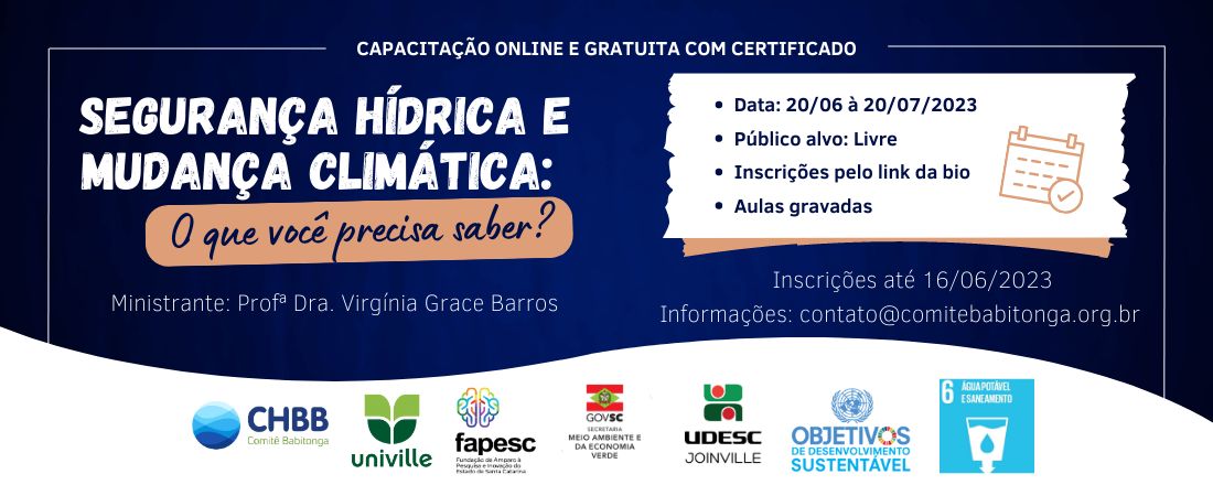 SEGURANÇA HÍDRICA E MUDANÇA CLIMÁTICA: O que você precisa saber?