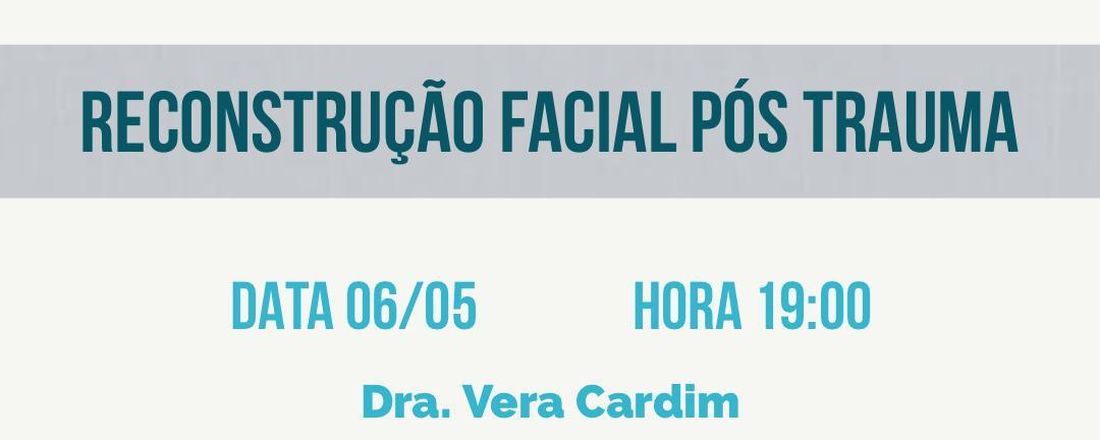 Reconstrução de face pós trauma