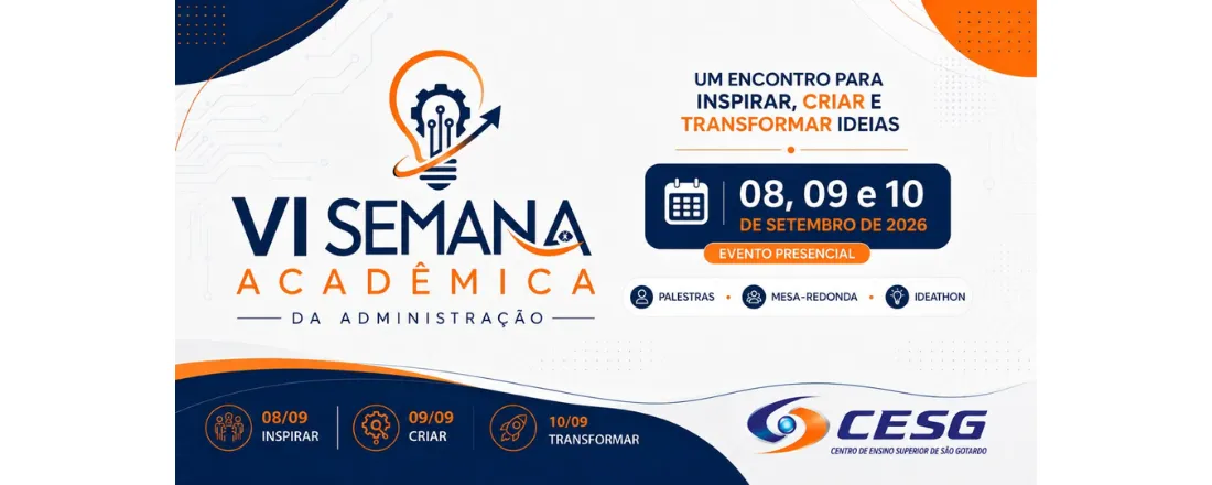 VI Semana Acadêmica da Administração - CESG