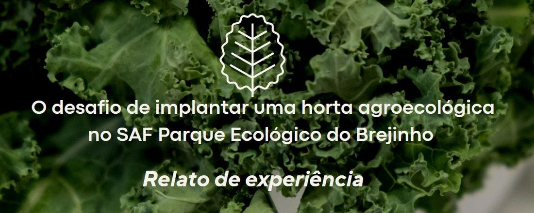 Relato de Experiência - Implantação de horta no SAF Parque Ecológico do Brejinho