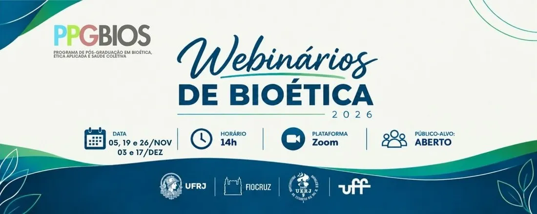 Webinários de Bioética 2026