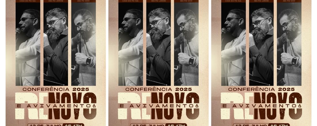 RENOVO E AVIVAMENTO