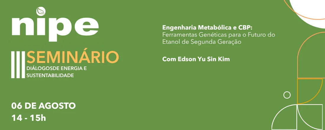 III Seminário Diálogos NIPE de Energia e Sustentabilidade