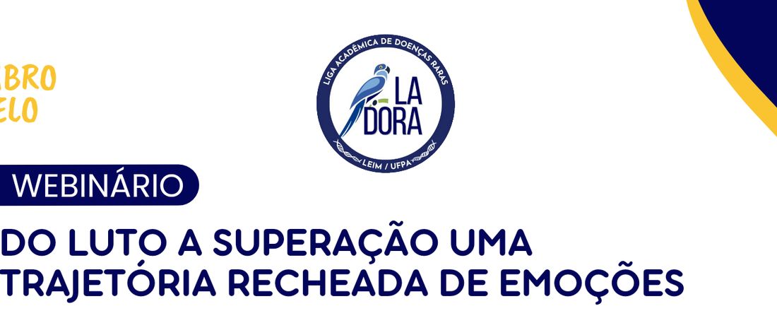 Webnário LADORA - Do luto a superação uma trajetória recheada de emoção