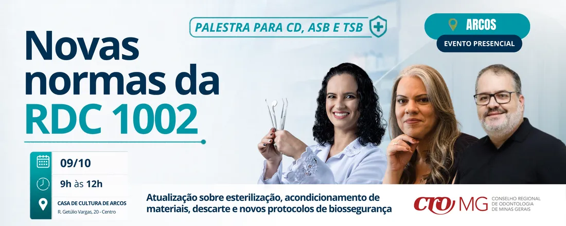Novas normas da RDC 1002: Atualização sobre esterilização, acondicionamento de materiais, descarte e novos protocolos de biossegurança