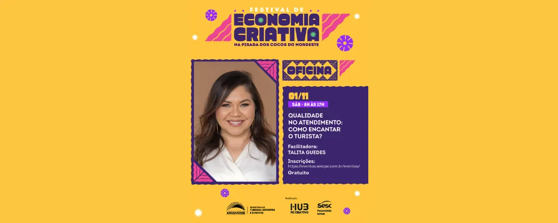 OFICINA QUALIDADE NO ATENDIMENTO: COMO ENCANTAR O TURISTA?
