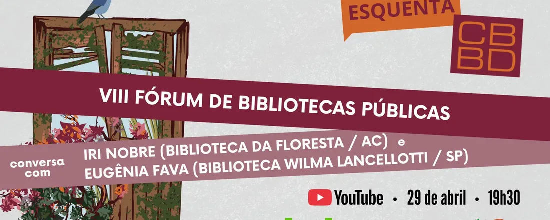 Esquenta CBBD 2026: As práticas e desafios contemporâneos das bibliotecas públicas
