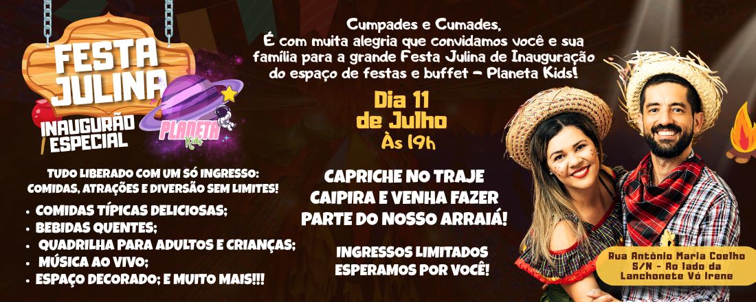 Festa Julina - Planeta Kids