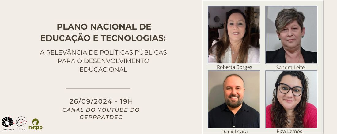 Plano Nacional de Educação e Tecnologias: A Relevância de Políticas Públicas para o Desenvolvimento Educacional