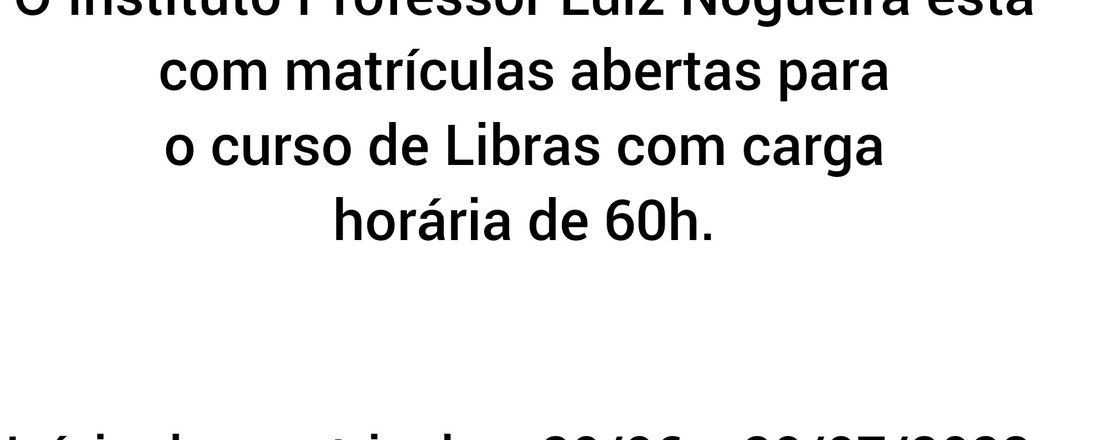 Curso Básico de Libras