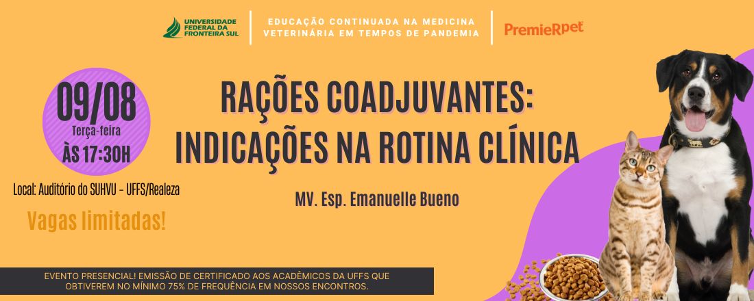 Rações Coadjuvantes: Indicações na Rotina Clínica