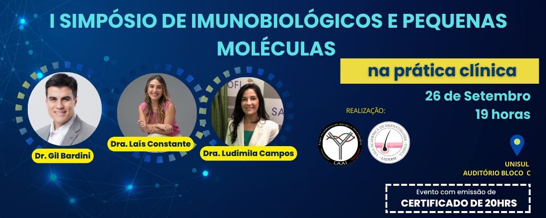 I Simpósio de Imunobiológicos e Pequenas Moléculas na prática clínica