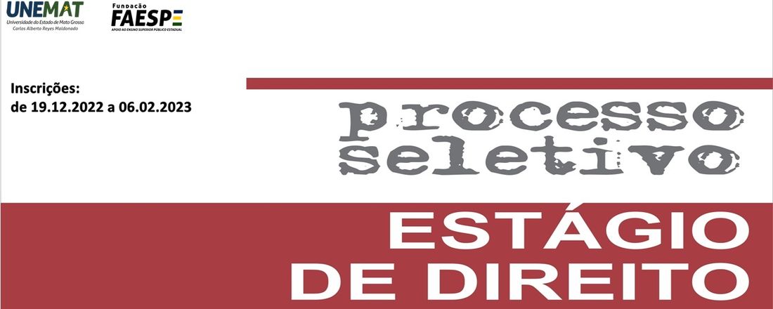 ESTÁGIO REMUNERADO - 07/2022