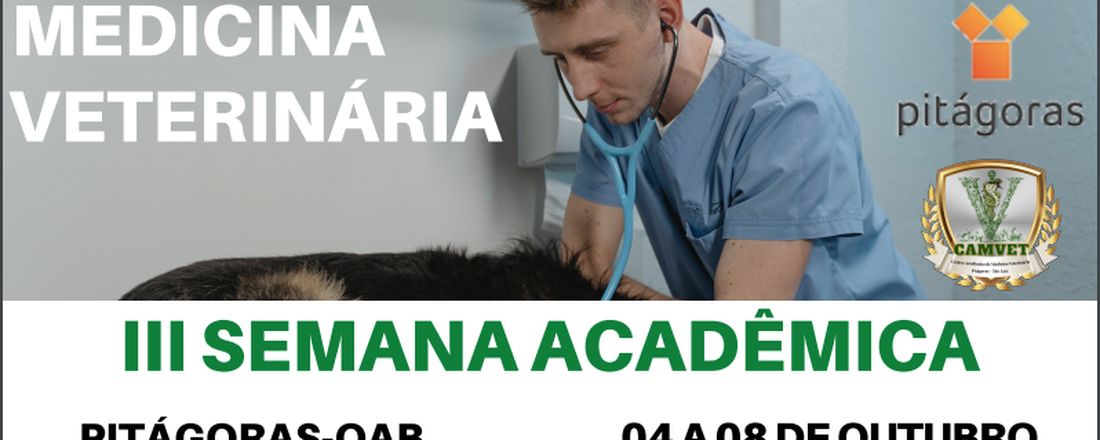 III Semana Acadêmica de Medicina Veterinária da Faculdade Pitágoras