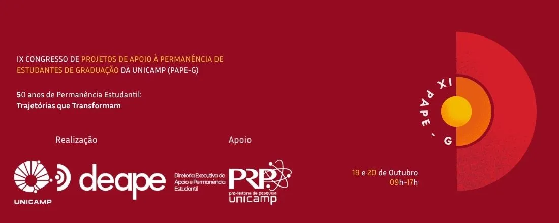 IX PAPE-G - Congresso de Projetos de Apoio à Permanência dos Estudantes de Graduação