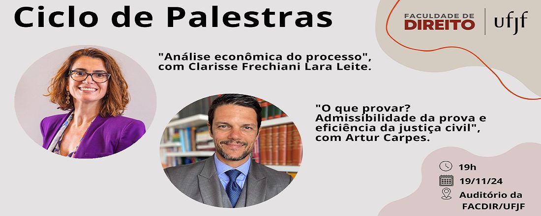 Ciclo de Palestras - FACDIR/UFJF