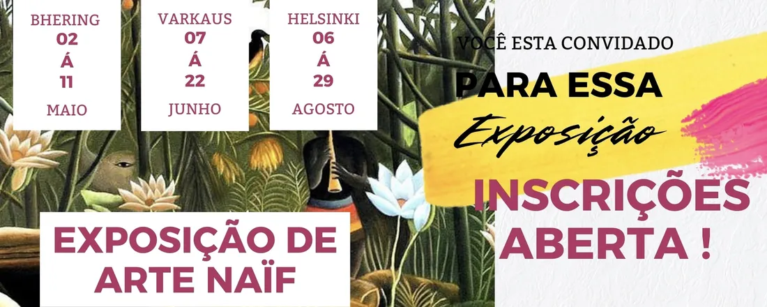 EXPOSIÇÃO DE ARTE NAïF