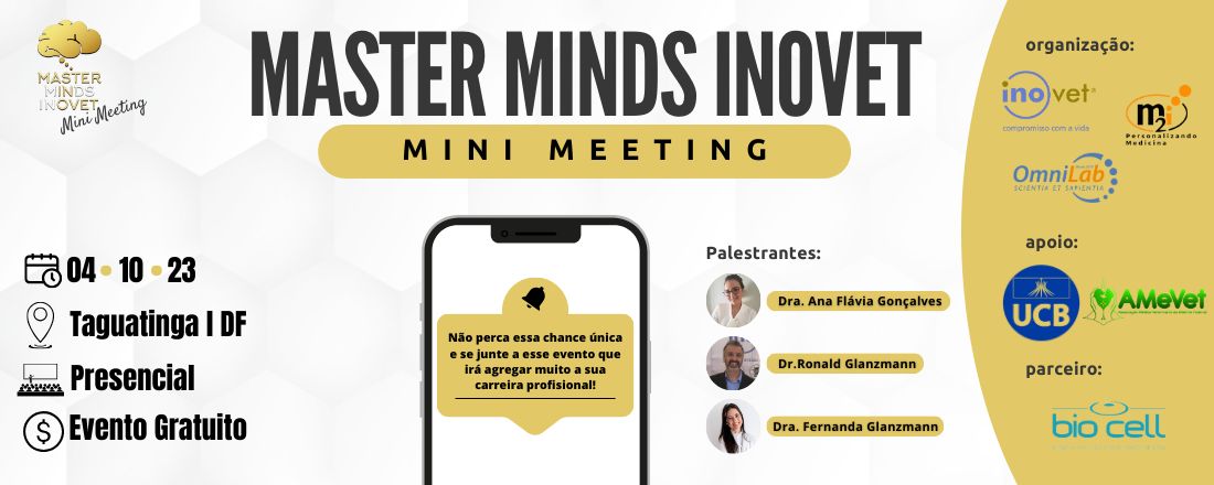 Master Minds Inovet - Mini Meeting - Brasília